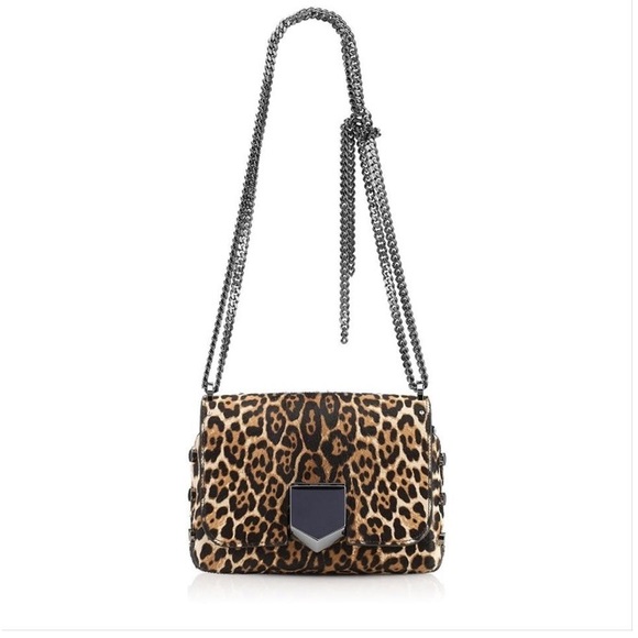 Jimmy Choo Handbags - Jimmy Choo Lockett Petite Leopard Print Bag